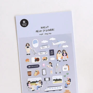 1158 - vlog trip - Stickersheet