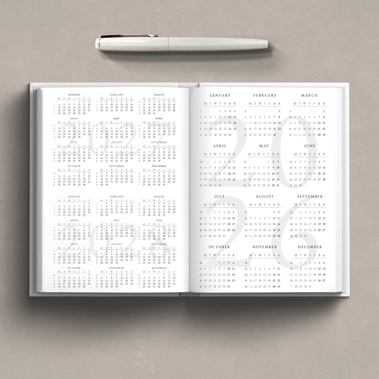 [PRE-ORDER] Faded Chronicle 2026 A5 Planner – Hybrid Full Year