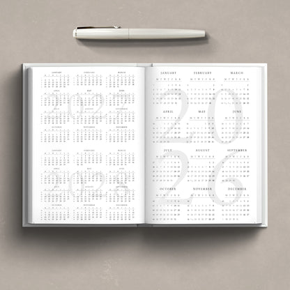 [PRE-ORDER] Faded Chronicle 2026 A5 Planner – Hybrid Full Year