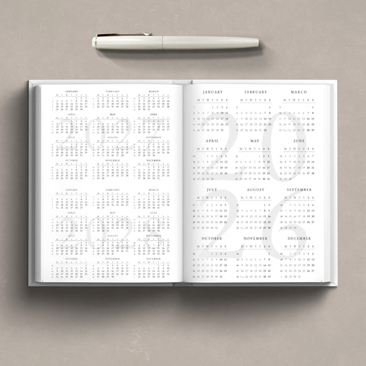 [PRE-ORDER] Faded Chronicle 2026 A5 Planner – Hybrid Full Year